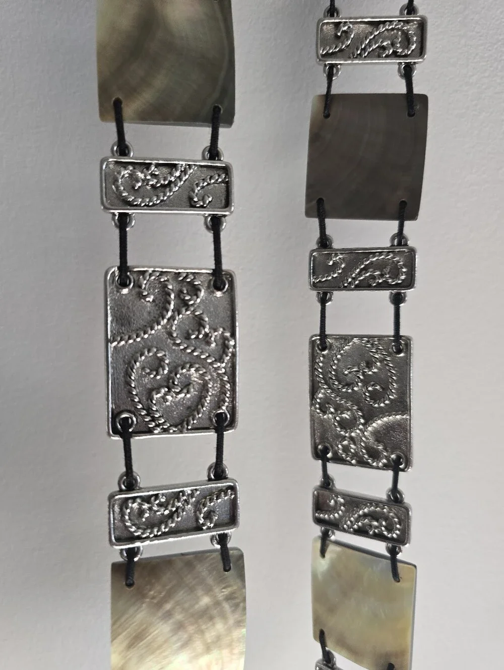 Vintage Abalone Western-style belt